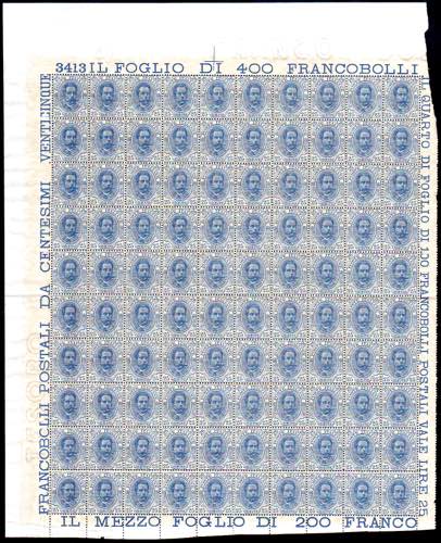 1893 - 25 cent. Umberto I (62), ... 