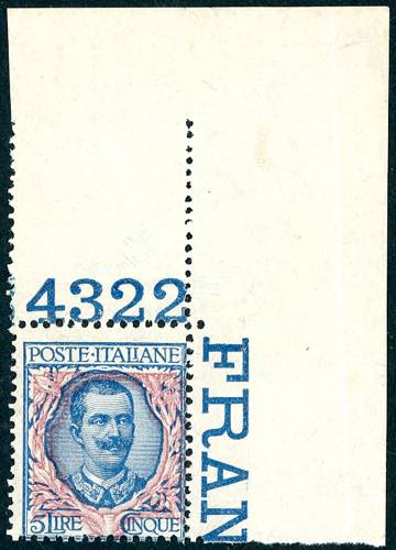 1901 - 5 lire Floreale (78), ... 