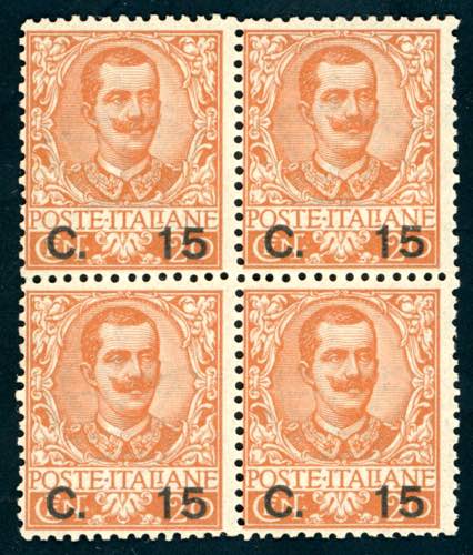 1905 - 15 su 20 cent. Floreale ... 