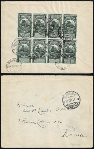 1913 - 2 cent. su 5 cent. Unità ... 