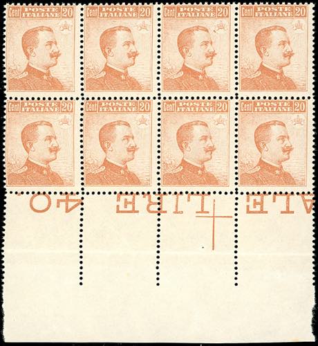 1916 - 20 cent. Michetti, senza ... 