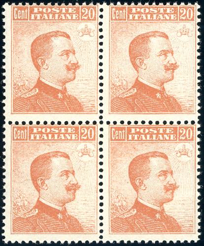 1916 - 20 cent. Michetti, senza ... 