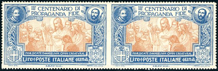 1923 - 1 lira Propaganda Fide, ... 