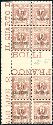 1923 - 10 cent. su 2 cent. ... 