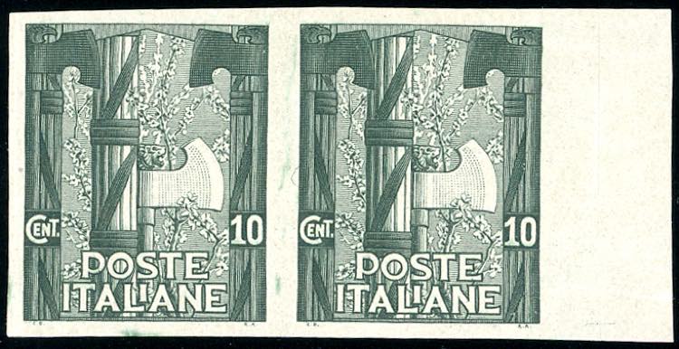 1923 - 10 cent. Marcia su Roma, ... 