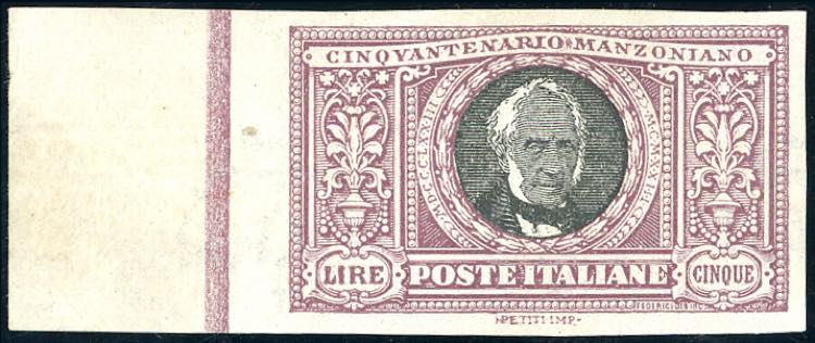 1923 - 5 lire Manzoni, non ... 