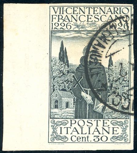 1926 - 30 cent. San Francesco, non ... 