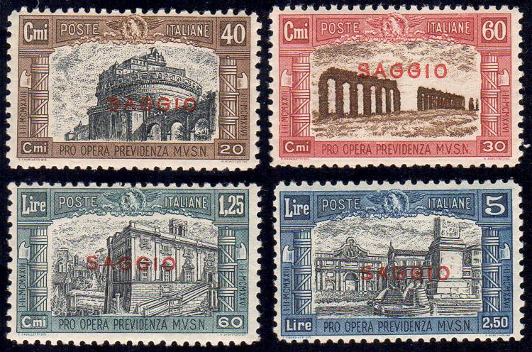 1926 - Milizia I, soprastampati ... 