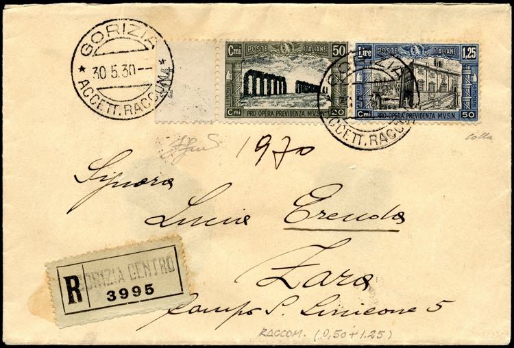 1930 - 50 cent. + 20 cent. e 1,25 ... 