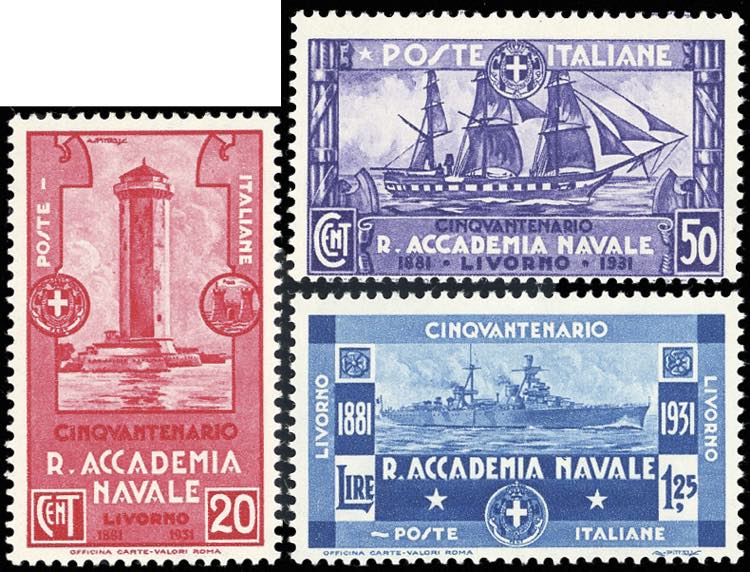 1931 - Accademia Navale, serie ... 