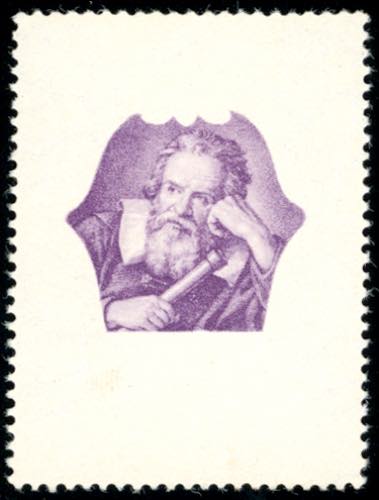 1942 - 50 cent. Galileo Galilei, ... 