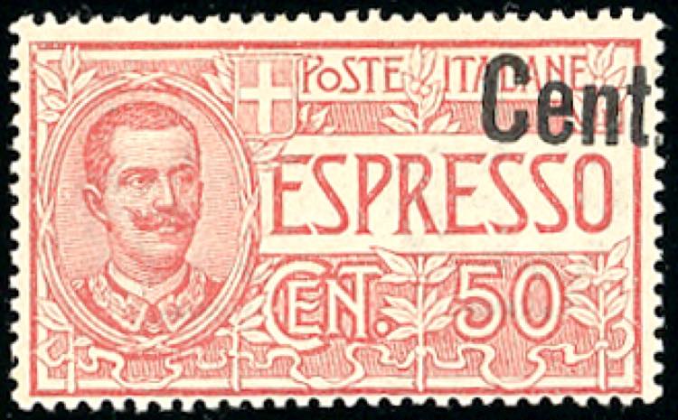 1922 - 60 cent. su 50 cent., ... 