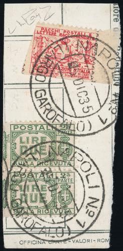 1935 - 2 lire rosso, Assicurazioni ... 