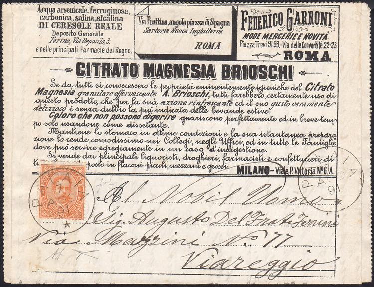 1891 - 20 cent. Umberto I, non ... 