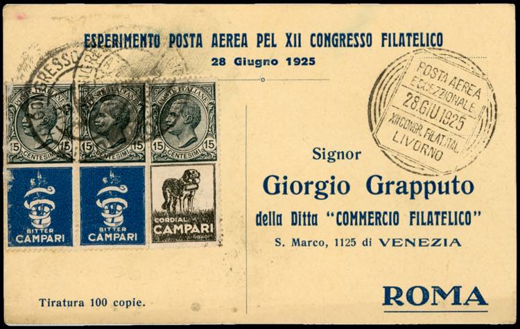 1925 - 15 cent. Bitter Campari, ... 