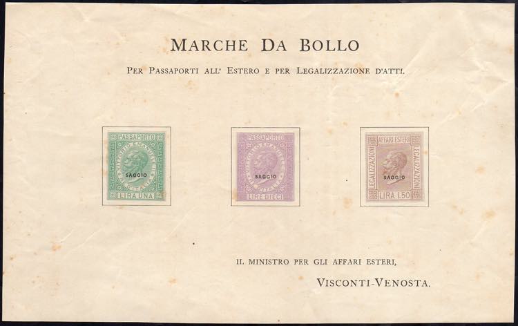 1863 - 1 lira, 10 lire, 1,50 lire ... 