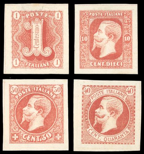 1863 - Saggi Ronchi, quattro ... 