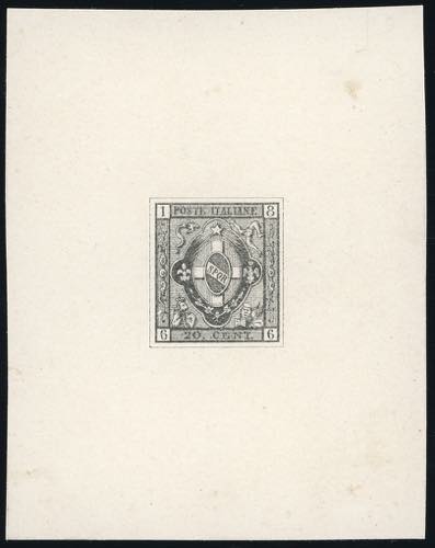 1866 - Saggio Coucorde, con al ... 