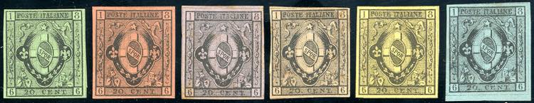 1866 - Saggio Coucorde, con al ... 