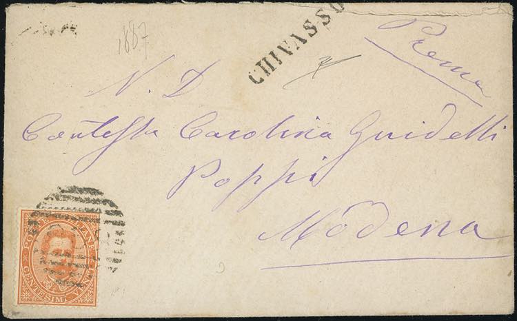 CHIVASSO, lineare - 20 cent. (39), ... 