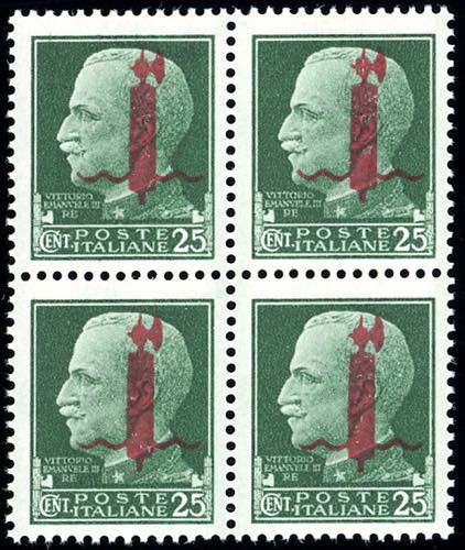 1944 - 25 cent. soprastampato ... 