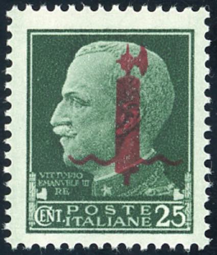 1944 - 25 cent. soprastampato ... 