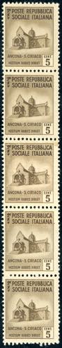 1944 - 5 cent. Monumenti ... 