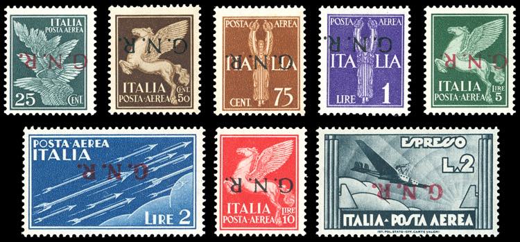 1944 - Soprastampati G.N.R., ... 