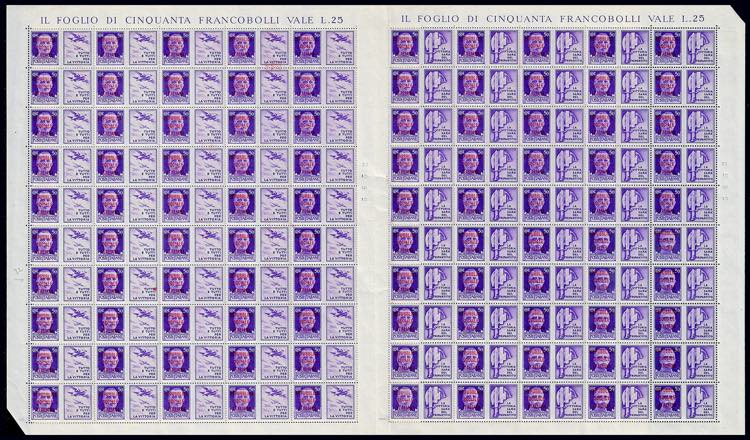 1944 - 50 cent. Aeronautica e ... 