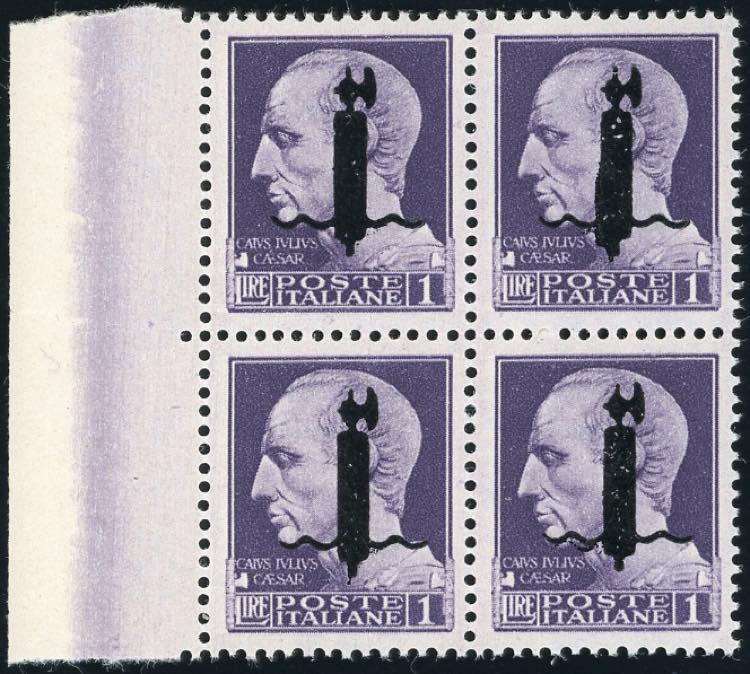 1944 - 1 lira violetto Imperiale, ... 