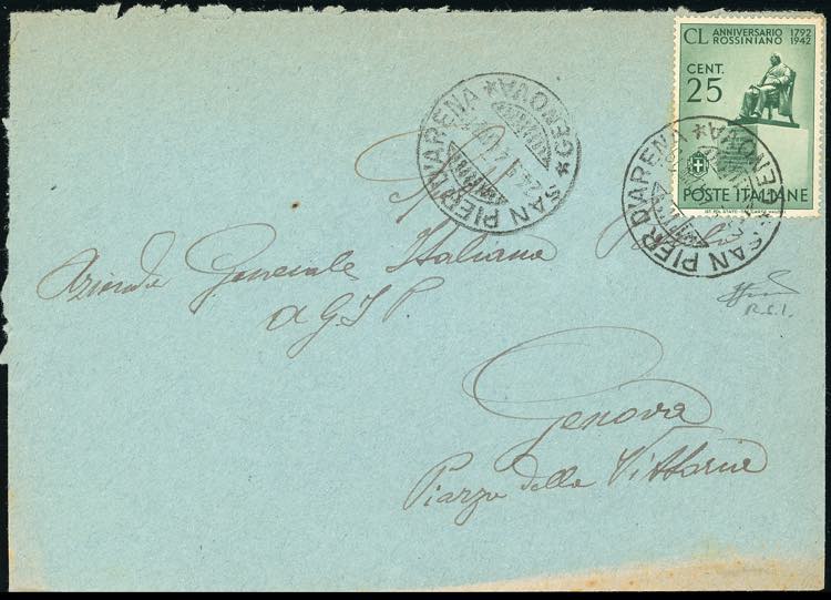 1944 - 25 cent. Rossini (466), ... 