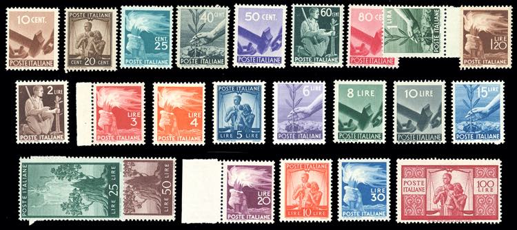 1945/48 - Democratica (543/565), ... 