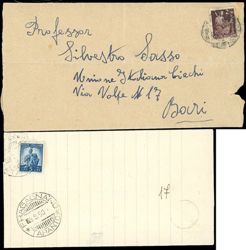 1950 - 2 lire e 5 lire Democratica ... 