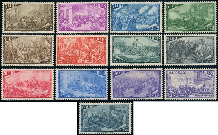 1948 - Risorgimento (580/591+E), ... 