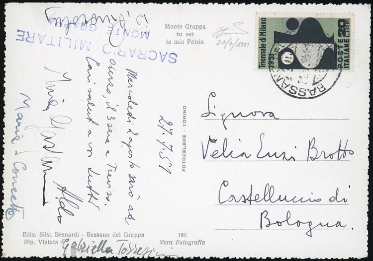 1951 - 20 lire Triennale (666), ... 