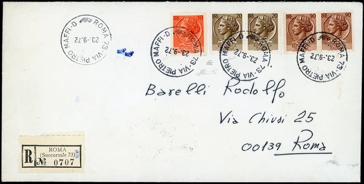 1972 - 10 lire vermiglio, ... 