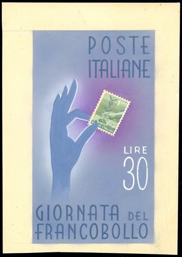 1960/70 ca - Bozzetto policromo ad ... 