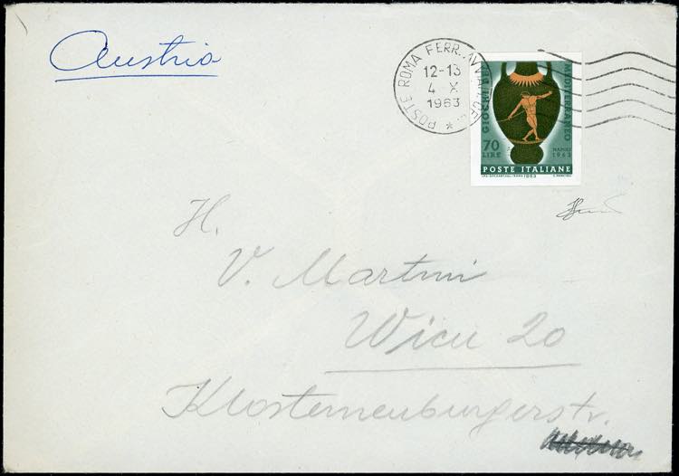 1963 - 70 lire Giochi del ... 