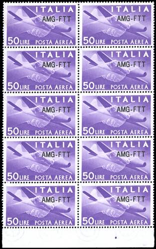 POSTA AEREA 1954 - 50 lire, nuovo ... 