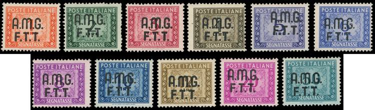 SEGNATASSE 1947/49 - Soprastampati ... 