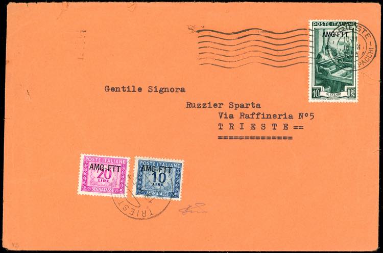 SEGNATASSE 1953 - 10 lire e 20 ... 