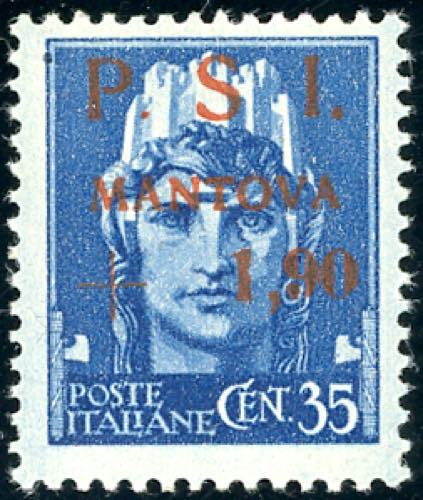 MANTOVA 1945 - 1,90 su 35 cent., ... 