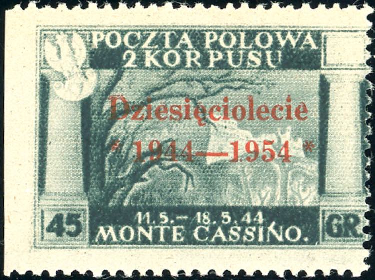 GOV. POLACCO DI LONDRA 1954 - 45 ... 