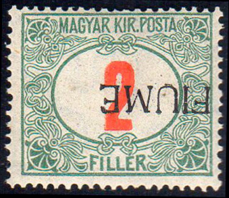 FIUME SEGNATASSE 1918 - 2f, ... 