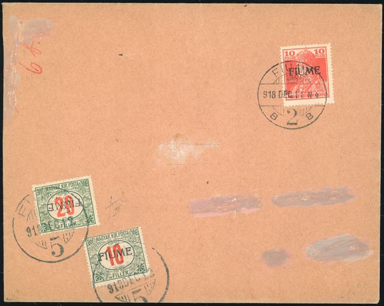 FIUME SEGNATASSE 1918 - 20 f. ... 