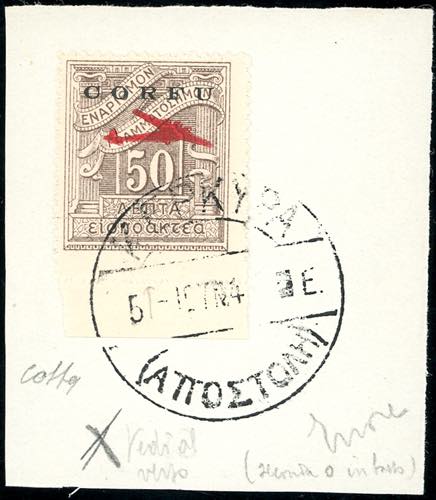 CORFU POSTA AEREA 1941 - 50 l. ... 