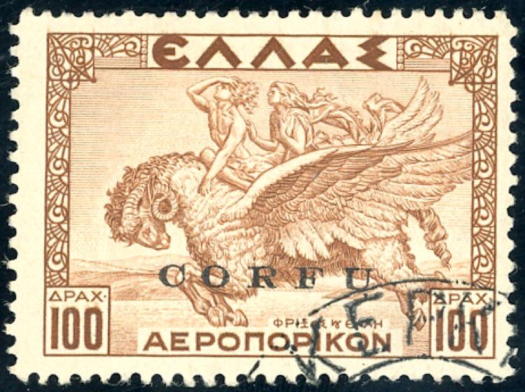 CORFU POSTA AEREA 1941 - 100 d. ... 