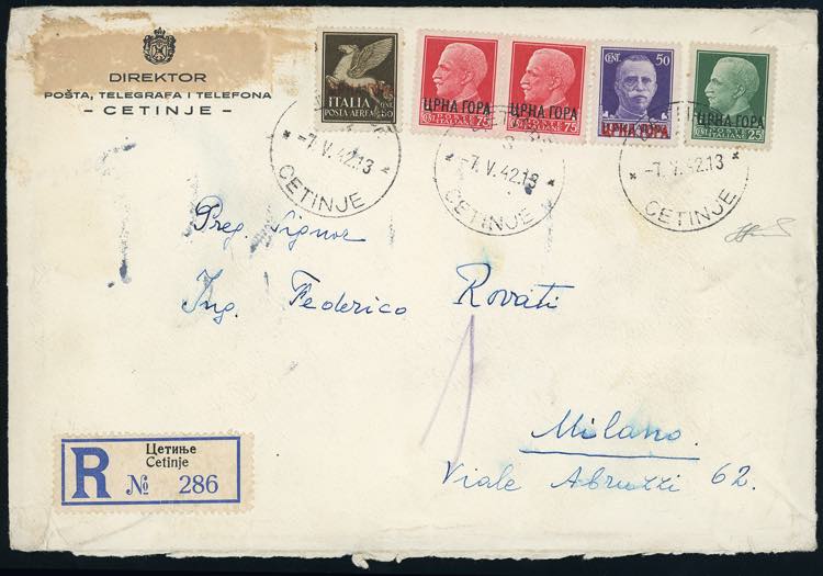 MONTENEGRO 1942 - 25 cent., 50 ... 