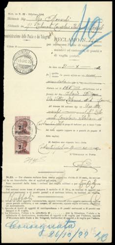 COSTANTINOPOLI 1922 - 7 1/2 ... 