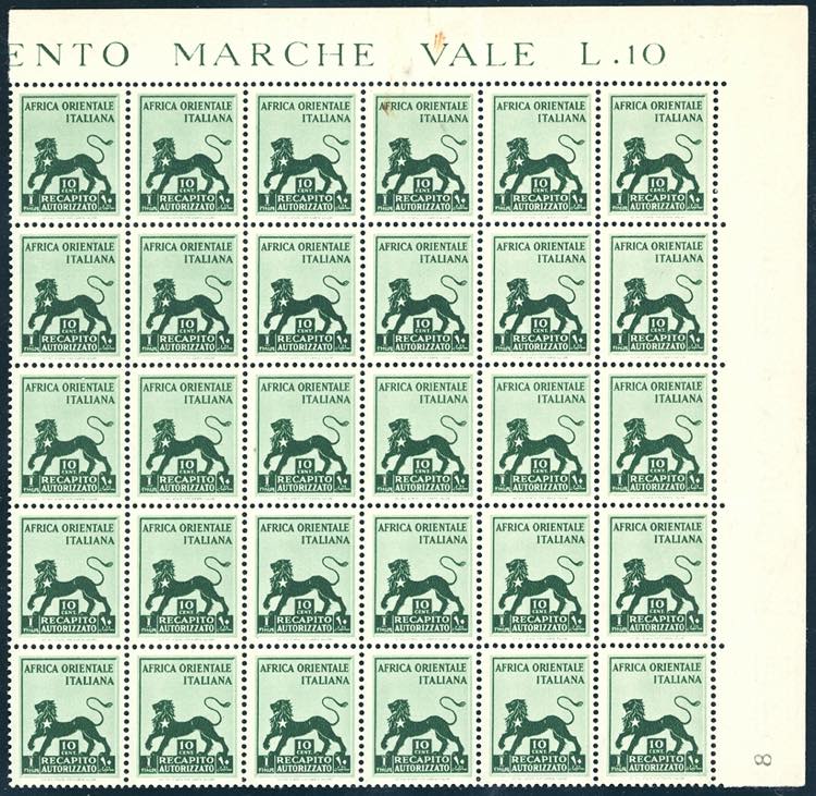 RECAPITO AUTORIZZATO 1942 - 10 ... 